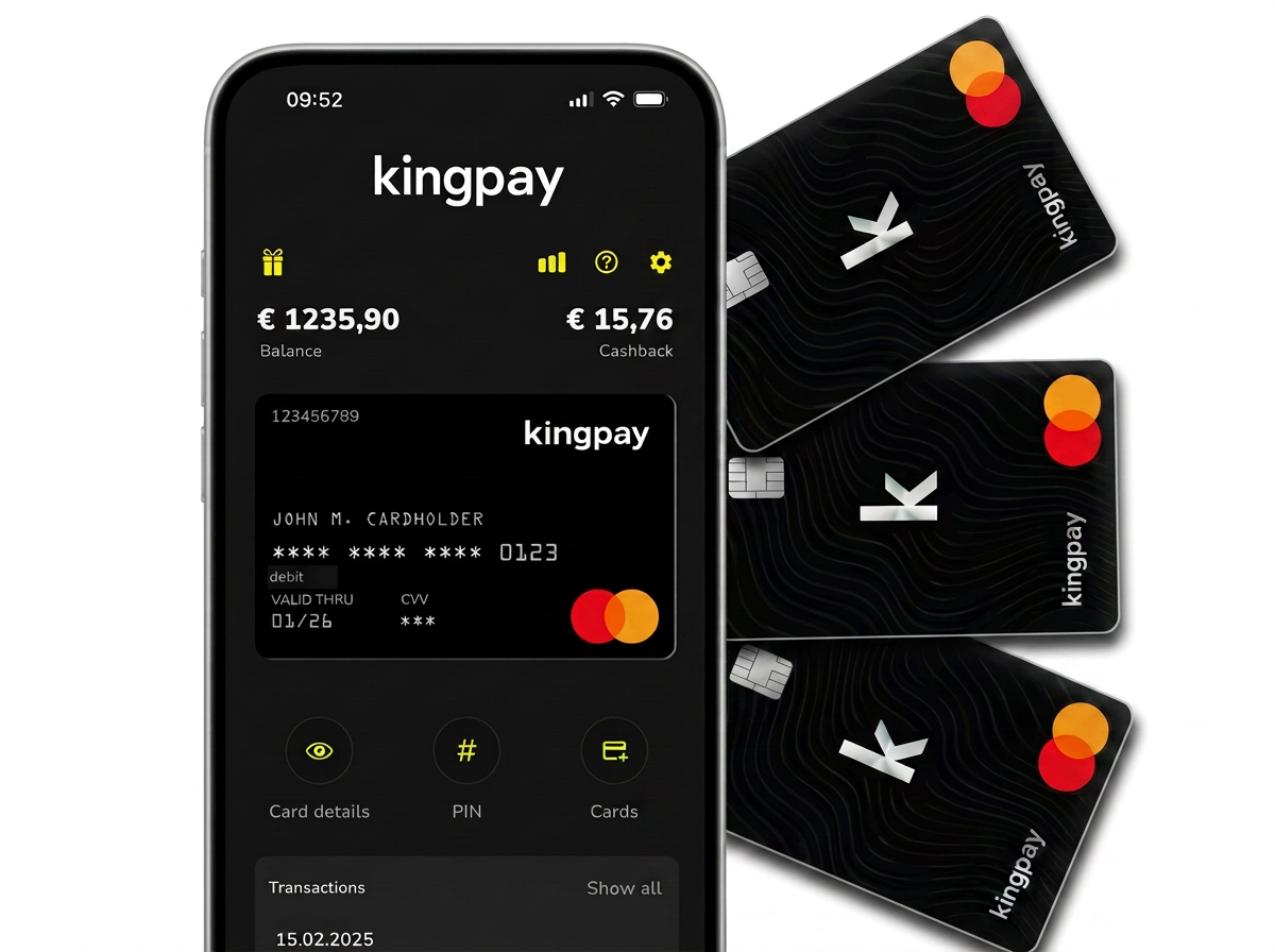 kingpay App Übersicht